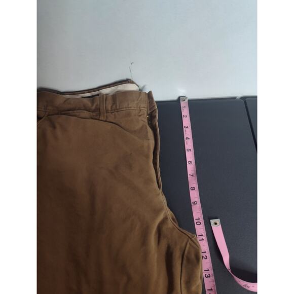 J. Crew 770 Straight Fit Flannel Lined Cabin Pant Mens 35x32 khaki - Picture 7 of 8